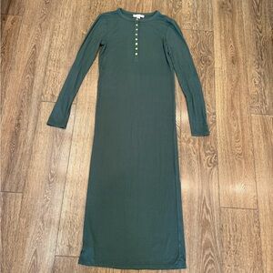 NWT Ann Taylor Weekend Collection Henley Knit Column Dress